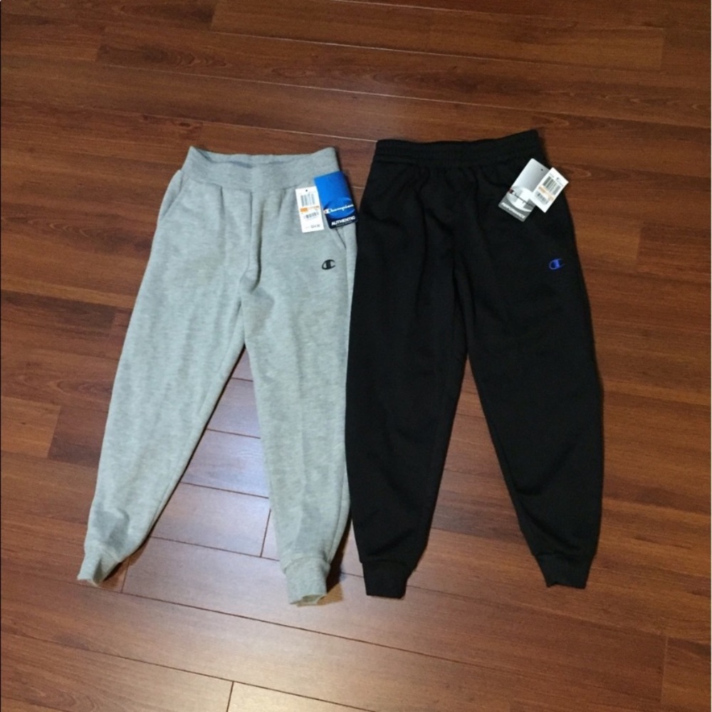Champion boys sweatpants  Small for both